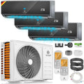 KESSER Multisplit Klimaanlage, 27000 BTU, Split Klimagerät Set mit WiFi/App, Inverter, App-Steuerung, Heizen & Kühlen, Luftentfeuchter & Ventilator