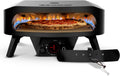 Cozze 17' Pizzaofen Gas Schwarze Edition mit rotierender Pizzastein, 600 C, Pizza in 2 Minuten