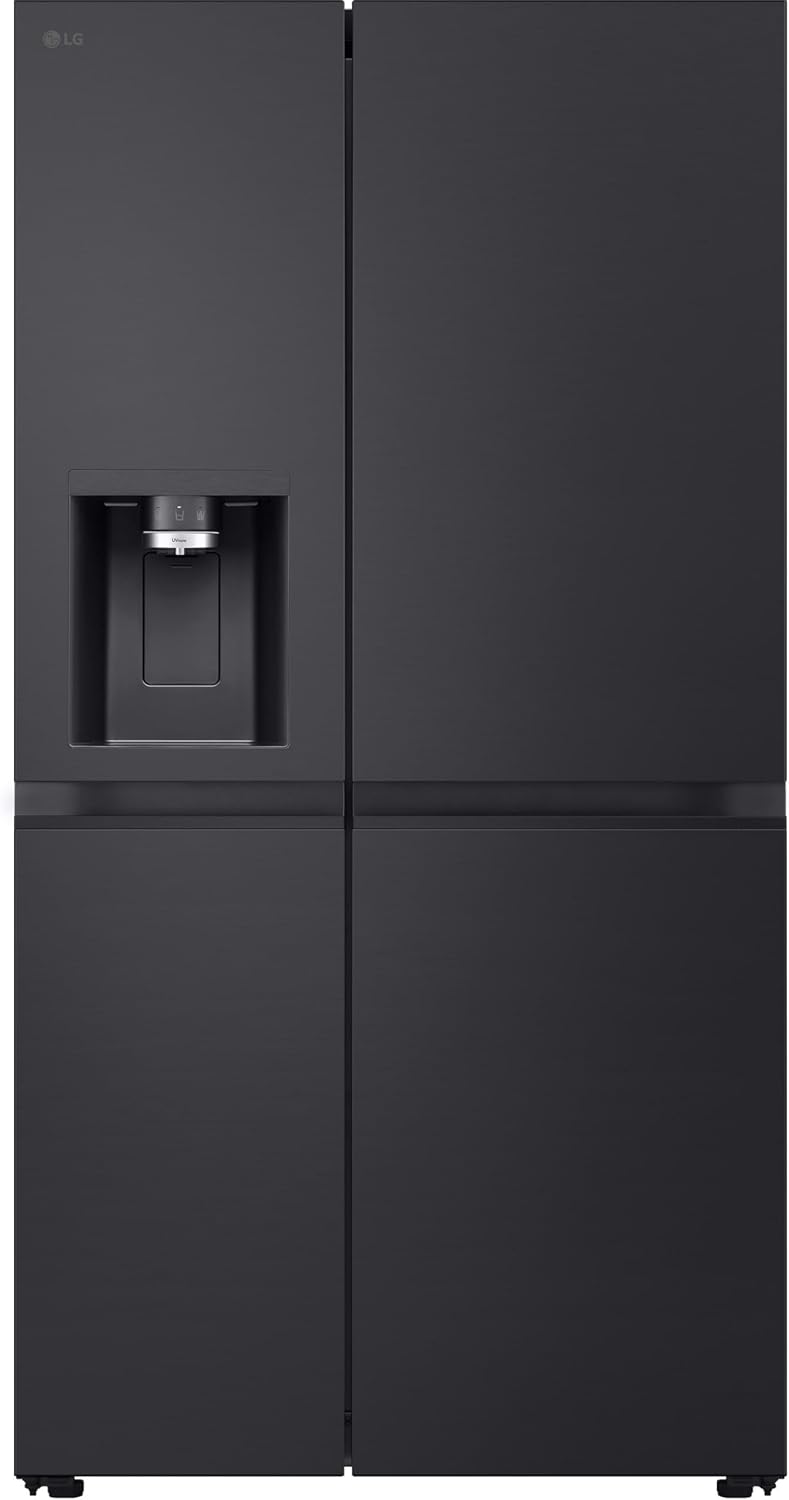 LG GSLB91EVAB Side-by-Side Kühlschrank, NoFrost, App-Steuerung, Stauraum, Wasserspender