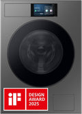 Samsung WF90F09C4SU2 Bespoke AI Waschmaschine, 9 kg, 7 Zoll Touch-Display, App-Steuerung, EEK: A (-55%), SuperSpeed 39 Min. Waschprogramm