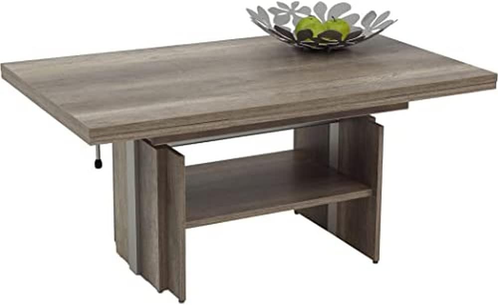 Hela Tische, ausziehbar 110-177 cm, höhenverstellbar mit Lift 53-69 cm, Holzwerkstoff melaminbeschichtet, 22 mm Tischplatte lang ausziehbar