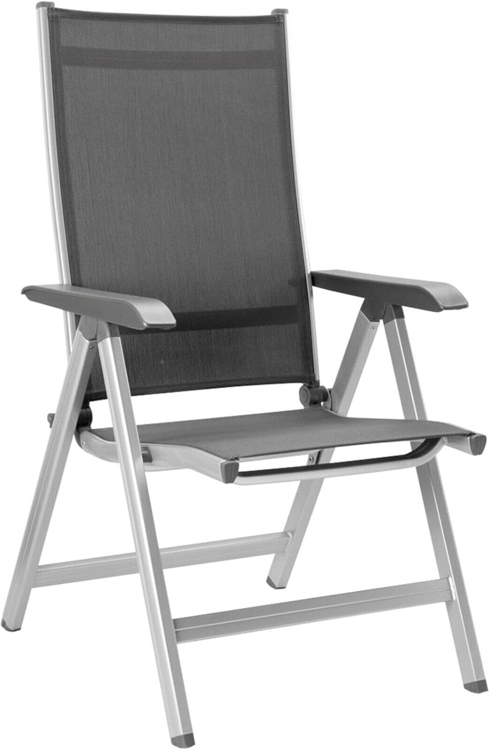 Kettler Basic Plus Advantage Gartenstuhl, einfach zusammenklappbar, praktischer Klappstuhl, wetterfeste Gartenmöbel, verstellbar, wetterbeständig