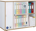 VCM Büroschrank mit 2 Fächern, Maße ca. H. 74 x B. 100 x T. 37 cm- Salia 2-Fach, Stauraum, verstellbar