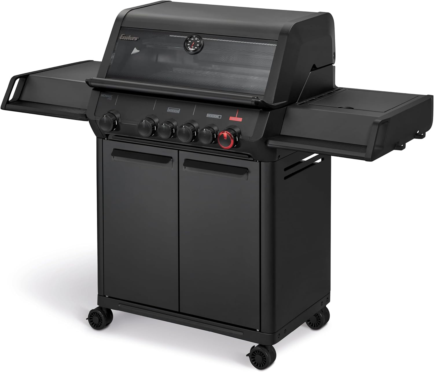 Enders Gasgrill MONROE PRO 4 SIKR TURBO SHADOW, 4,2 kW, 4-Edelstahlbrenner, 800 C TURBO ZONE, #8366