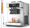 VEVOR Kommerzielle Softeismaschine 20-28 L/h, Speiseeisbereiter 2200 W, 28 L, Display