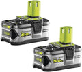 Ryobi 18 V ONE+ Elektrowerkzeug-Akku-Set mit 2 × 5,0 Rasenmäher, 5133003370, 2 × 18 V 5