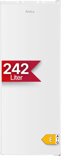 Amica Vollraum-Kühlschrank, 37 dB, Inverter, Stauraum, kühlschrank ohne gefrierfach, wechselbarer Türanschlag, Abtauautomatik, verstellbar
