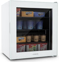 Klarstein IceAge 88 Mini Gefrierschrank, 88 L, 60 × 66 × 53 cm und einem Gewicht von ca, LED-Innenbeleuchtung, Stauraum, Temperatur 0 bis -18 C