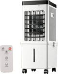 3-in-1 Ventilator, 65 dB) sorgen für ungestörte Nächte, 65 W, 120 Schwenk & 7.5h Timer, Fernbedienung, Oszillation, Display, Luftbefeuchtung