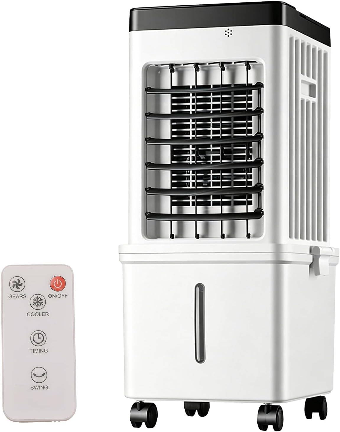 3-in-1 Ventilator, 65 dB) sorgen für ungestörte Nächte, 65 W, 120 Schwenk & 7.5h Timer, Fernbedienung, Oszillation, Display, Luftbefeuchtung