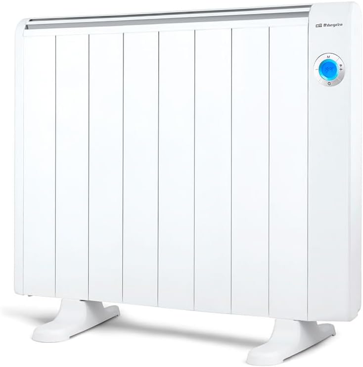 Orbegozo RRW 1500 - Heizlüfter, 1500 W, 72,1 × 59 × 7,5 cm, WLAN, LCD-Digital-Display, kabellose Verbindung über Orbegozo-App, App-Steuerung