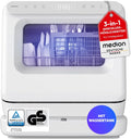 MEDION Mini Geschirrspüler, Display, 3 Maßgedecke, 3in1 Tischgeschirrspüler, 6 Programme, MD370022