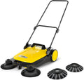 Kärcher Kehrmaschine S 4 Twin 2-in-1, Kehrbehälter: 20 l, Max. Flächenleistung: 2400m²/h, 2 Seitenbesen, Arbeitsbreite: 680 mm