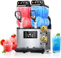 FOHERE Kommerzielle Slush Maschine, 30L Tanks Slush Eis Maschine
