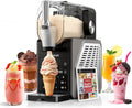 Slush- und Dessertmaschine für Zuhause, 2,5 l, 6 Programme für Slush, Frappé, Milchshake und Eiscreme, LED-Display, Selbstreinigung