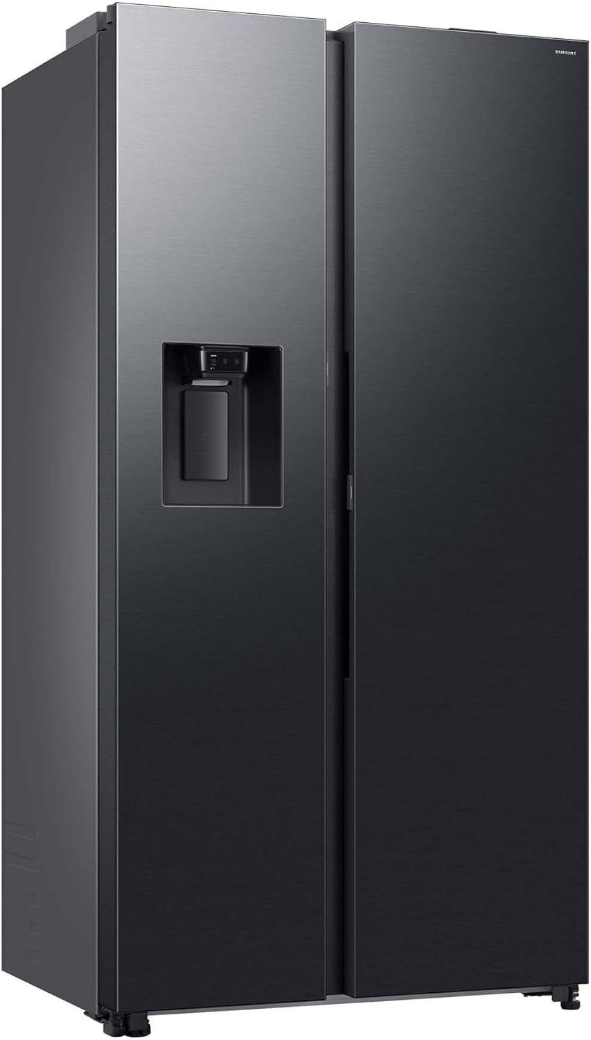 Samsung RS80F66KBFEF Side-by-Side, 178 cm, 634 l, Inverter, AI Kühlschrank mit Gefrierfach, Wasserspender