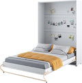 Homlando Lenart Schrankbett, Wandbett Concept Pro CP01 140 × 200 cm, 18 cm, Schrankklappbett Vertikal, Schrank mit integriertem Klappbett