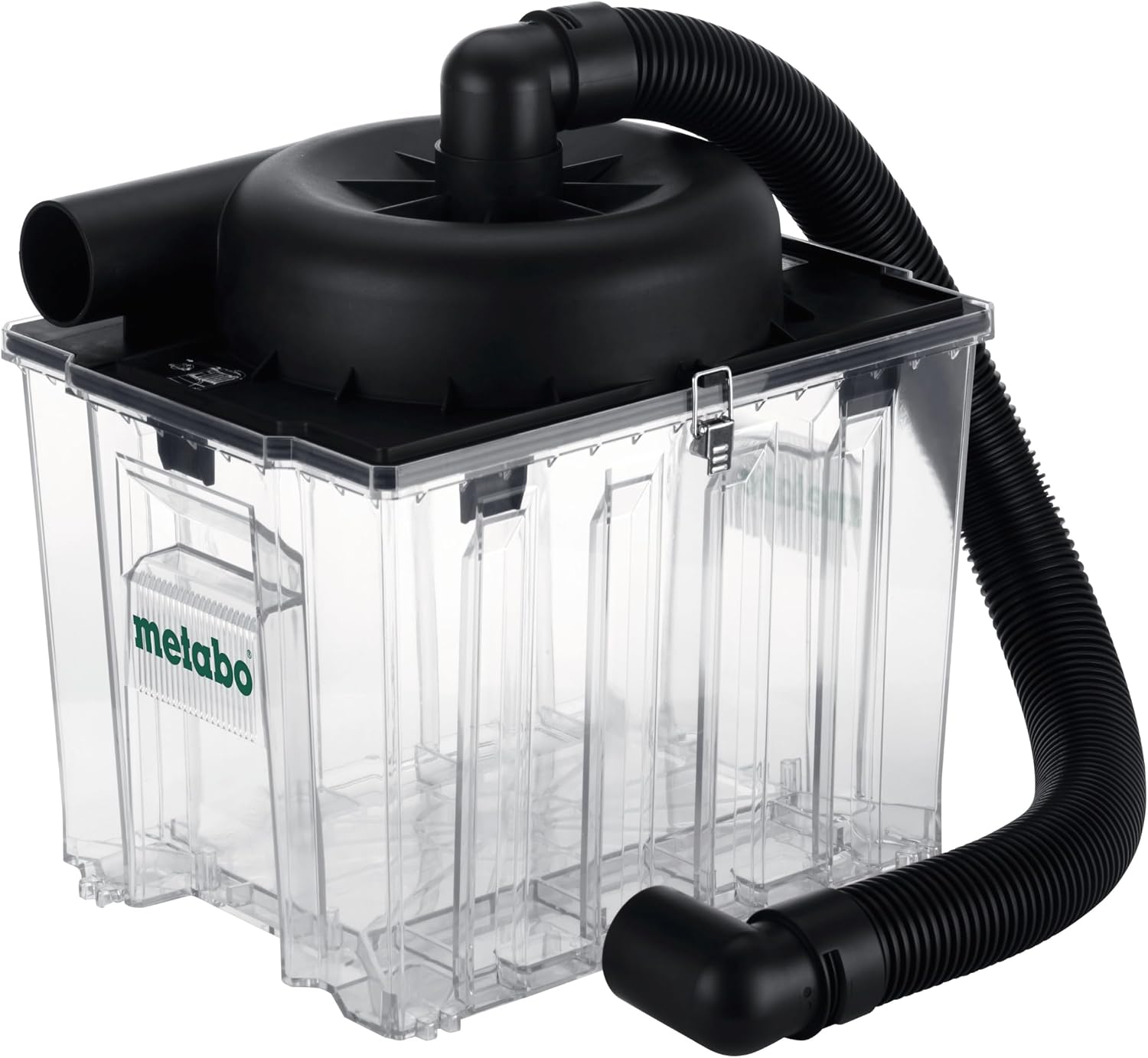 metabo Vorabscheider für Allessauger mit Zyklon-Technologie Tisch, 99% Abscheidegrad für Staub, Transparenter 25L Behälter