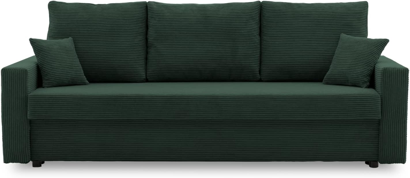 Couch Aikido I 223 × 90 Bett, Stauraum, Farben zur Auswahl, Stoff POSO (POSO 014)