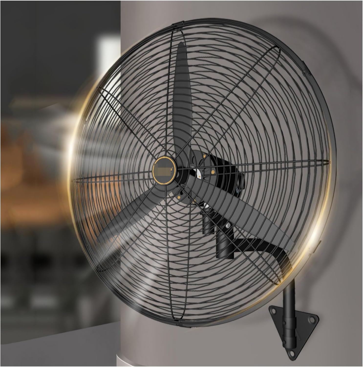 Oszillierender, Robuster Wandventilator, Oszillation, Robuster Wandventilator Mit Verstellbarer Neigung, 650 Mm
